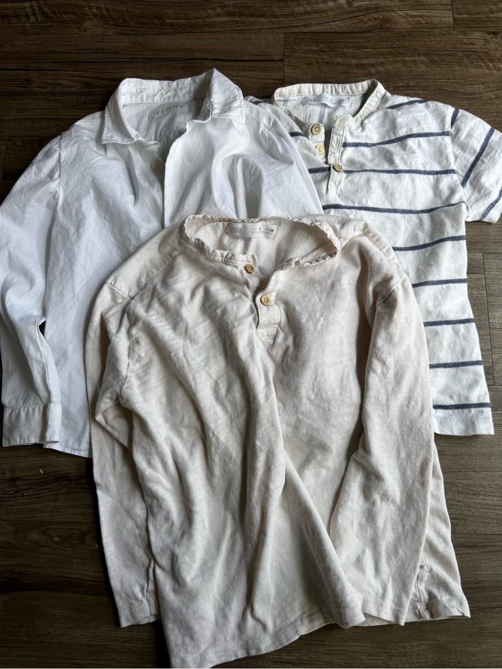 Zara boys shirts lot of 3 size 6